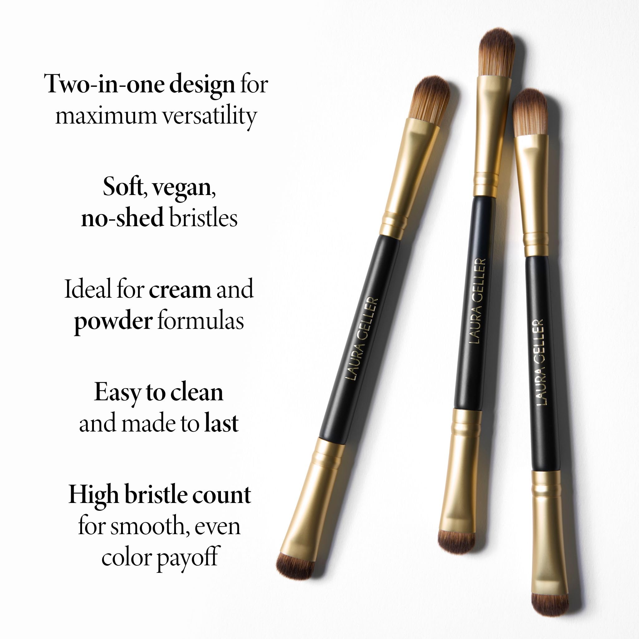 LAURA GELLER NEW YORK Cosmetic Professional Makeup Brushes - Cruelty-Free 02 Retractable Angled Kabuki Brush