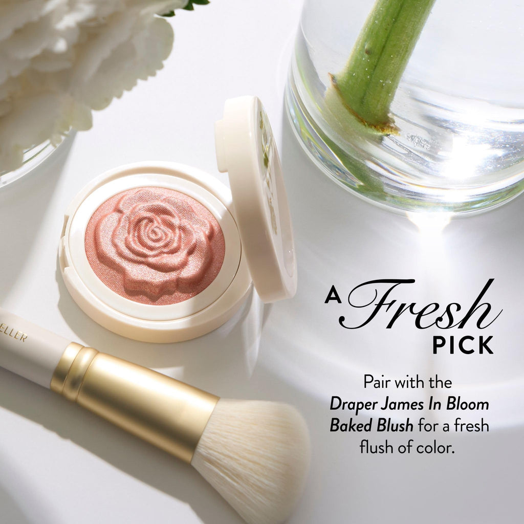 LAURA GELLER NEW YORK Cosmetic Professional Makeup Brushes - Cruelty-Free 02 Retractable Angled Kabuki Brush
