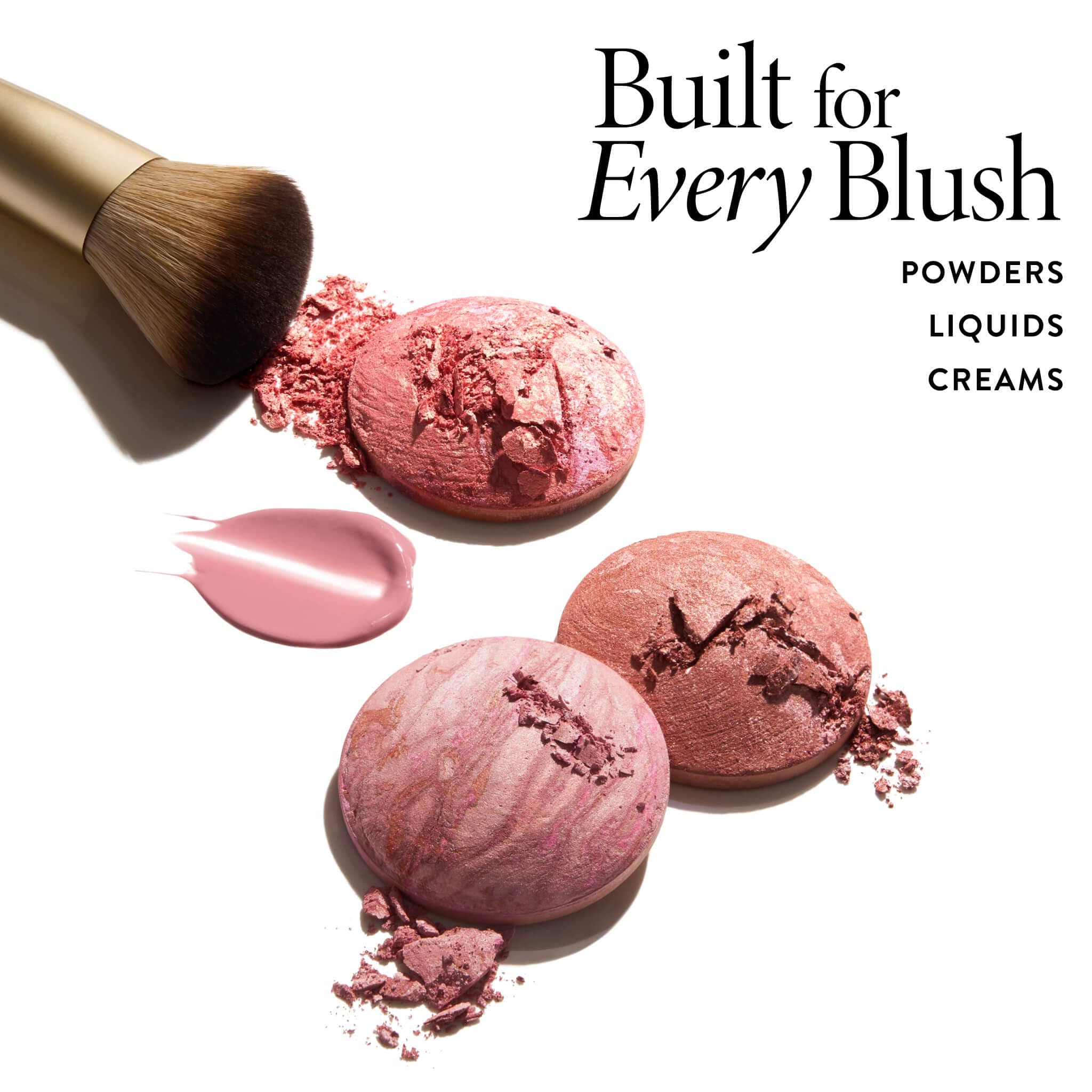 LAURA GELLER NEW YORK Cosmetic Professional Makeup Brushes - Cruelty-Free 02 Retractable Angled Kabuki Brush