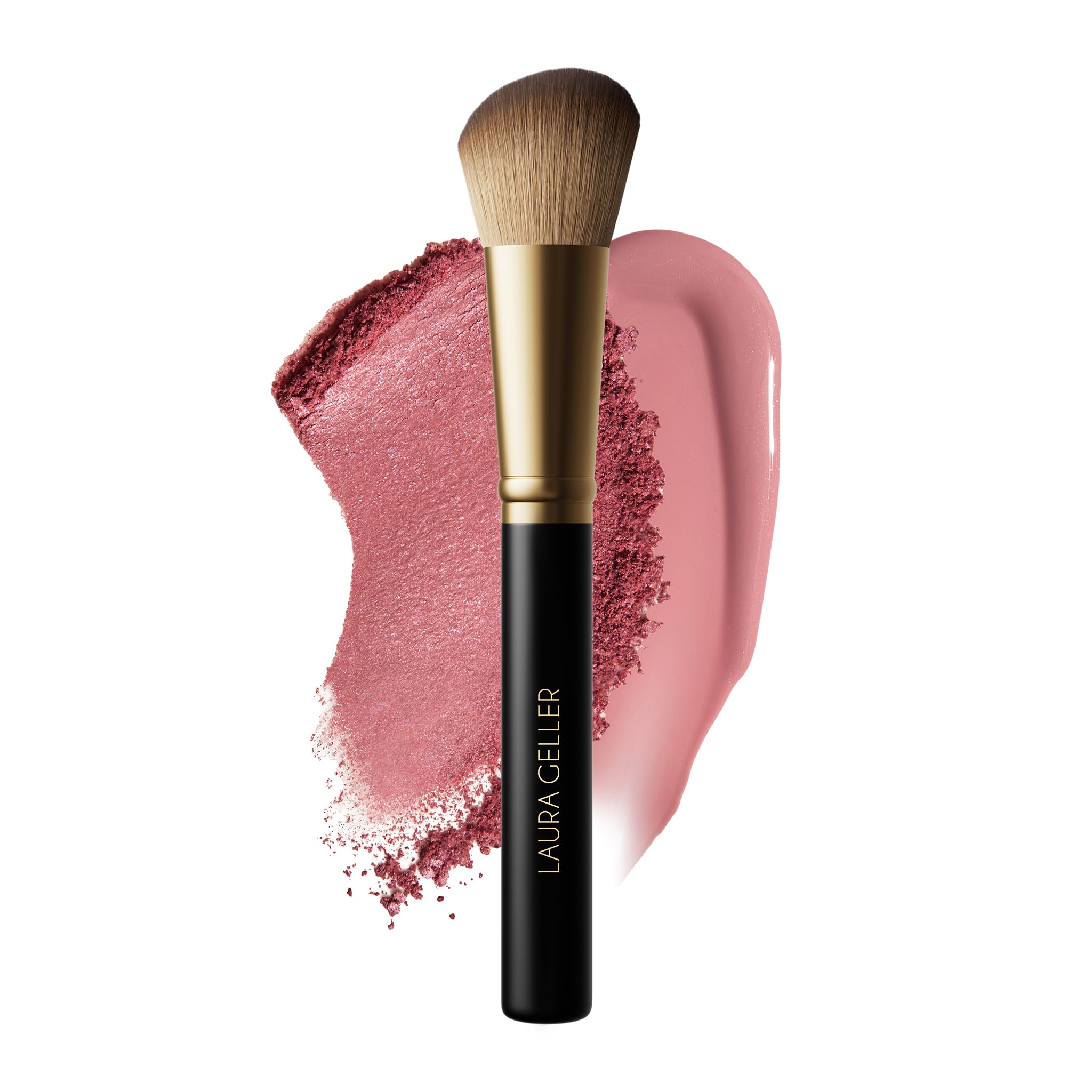 LAURA GELLER NEW YORK Cosmetic Professional Makeup Brushes - Cruelty-Free 02 Retractable Angled Kabuki Brush