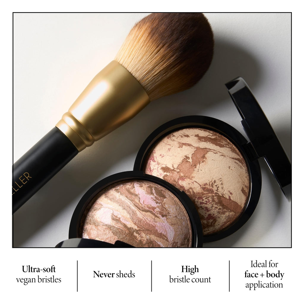 LAURA GELLER NEW YORK Cosmetic Professional Makeup Brushes - Cruelty-Free 02 Retractable Angled Kabuki Brush