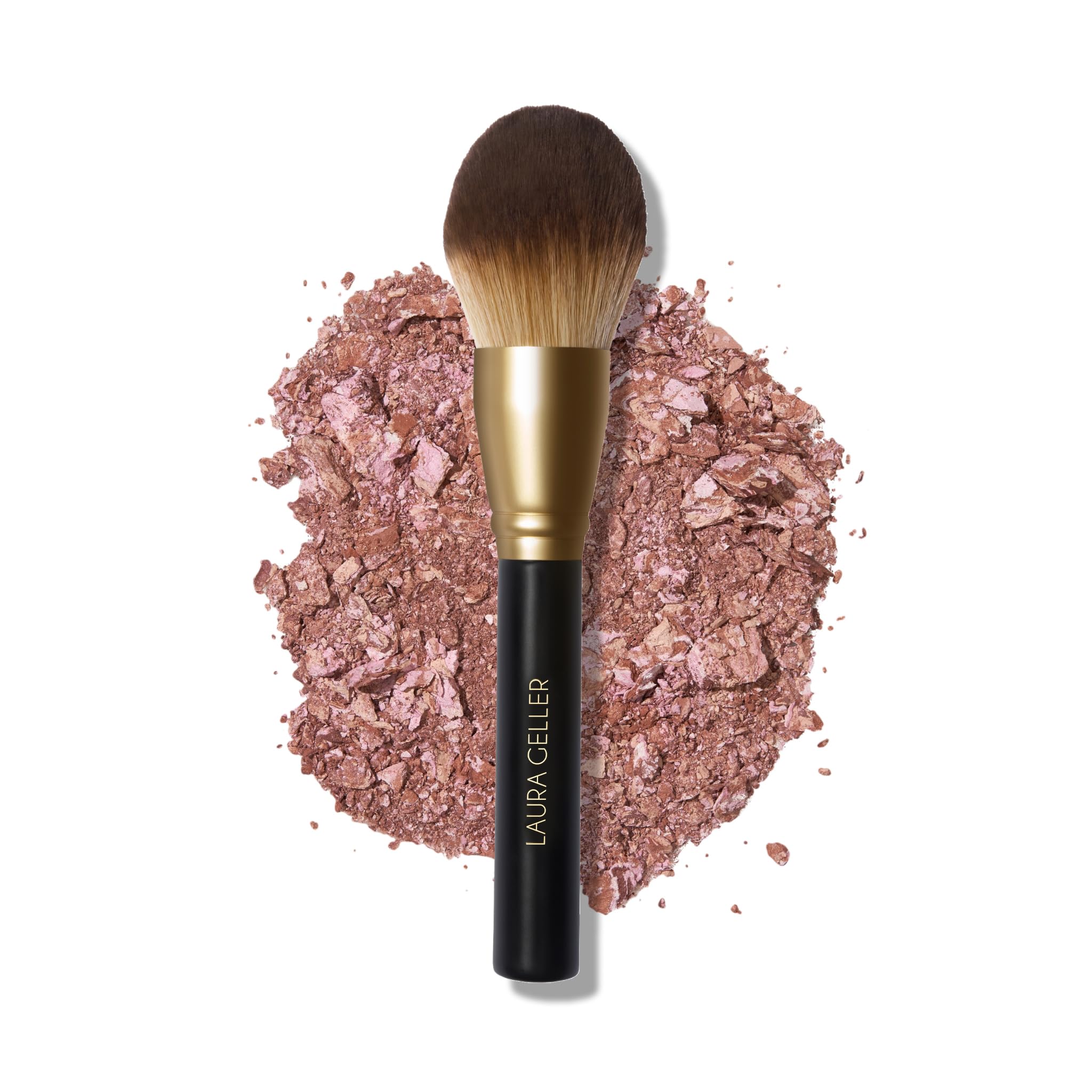 LAURA GELLER NEW YORK Cosmetic Professional Makeup Brushes - Cruelty-Free 02 Retractable Angled Kabuki Brush