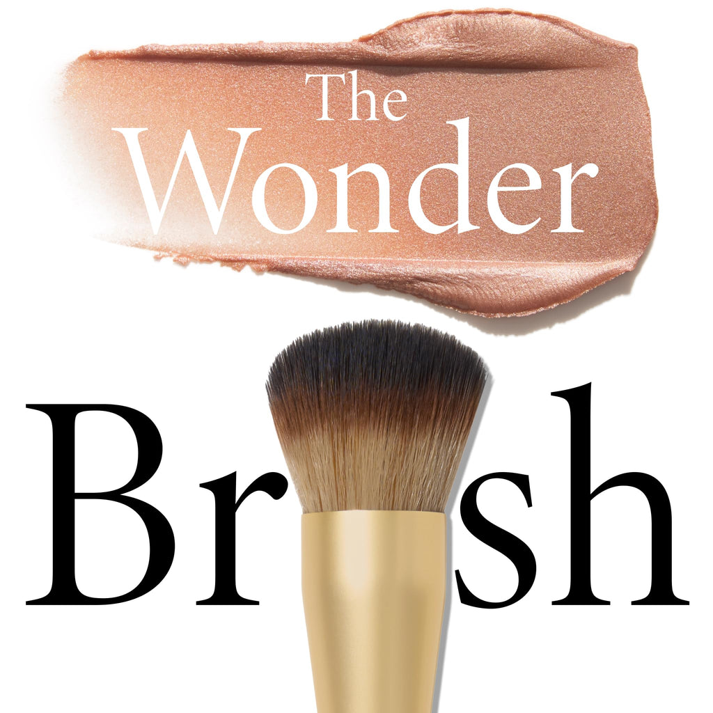 LAURA GELLER NEW YORK Cosmetic Professional Makeup Brushes - Cruelty-Free 02 Retractable Angled Kabuki Brush