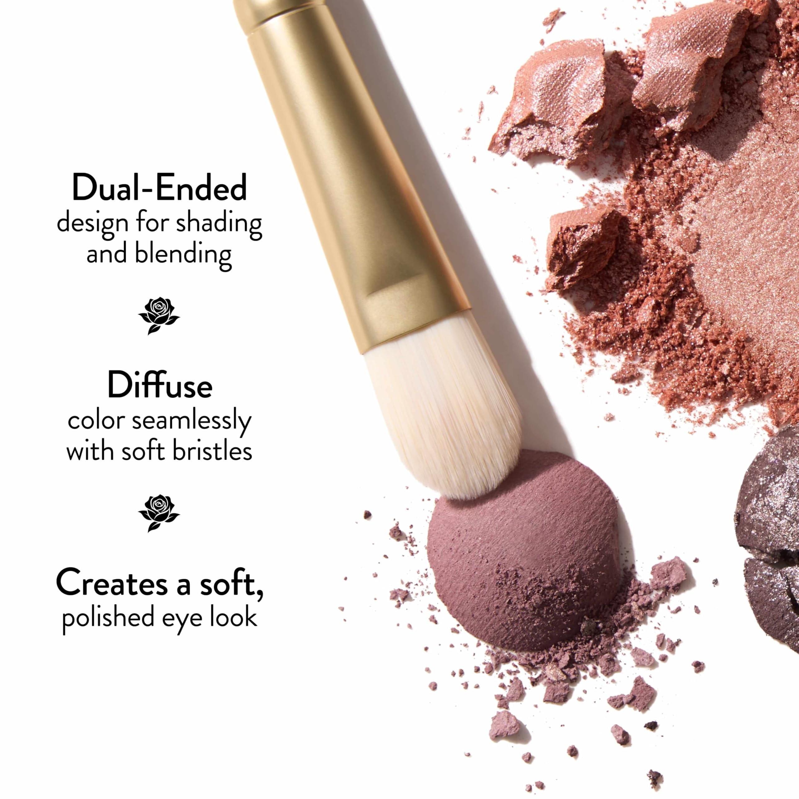 LAURA GELLER NEW YORK Cosmetic Professional Makeup Brushes - Cruelty-Free 02 Retractable Angled Kabuki Brush