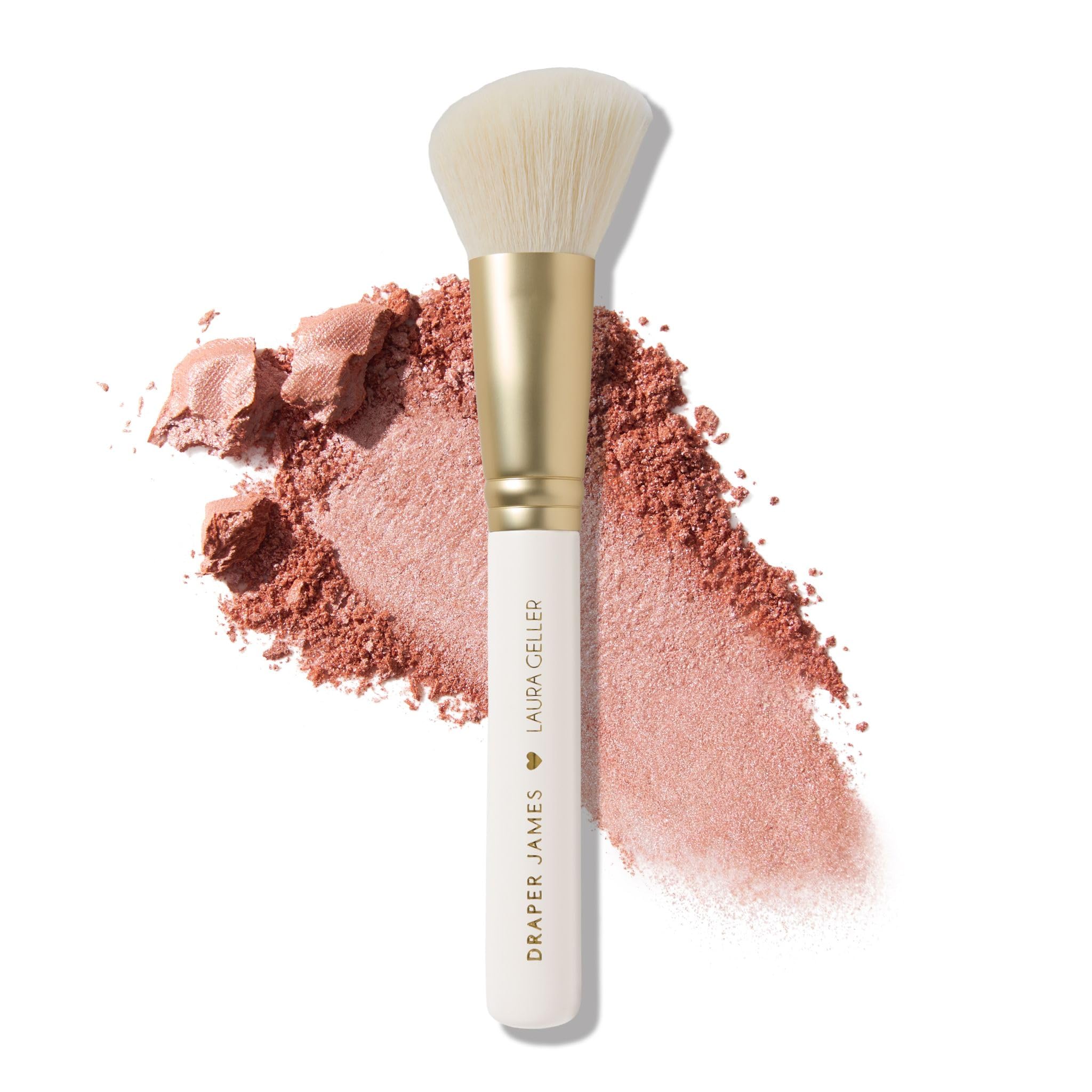 LAURA GELLER NEW YORK Cosmetic Professional Makeup Brushes - Cruelty-Free 02 Retractable Angled Kabuki Brush