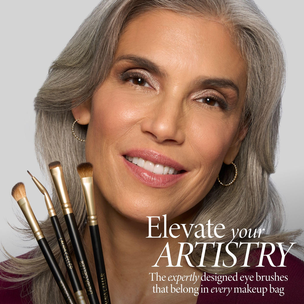 LAURA GELLER NEW YORK Cosmetic Professional Makeup Brushes - Cruelty-Free 02 Retractable Angled Kabuki Brush