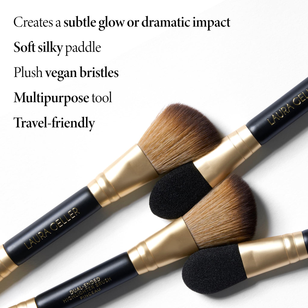 LAURA GELLER NEW YORK Cosmetic Professional Makeup Brushes - Cruelty-Free 02 Retractable Angled Kabuki Brush