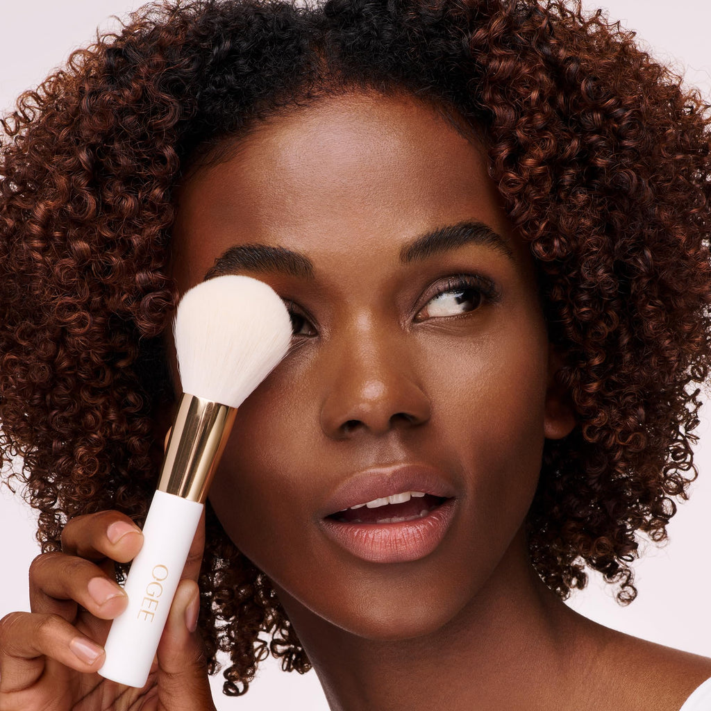 Ogee Blender Brush - Professional Quality Makeup Brush - Ultra-Soft Foundation Brush with Vegan Bristles for Flawless Makeup Application
